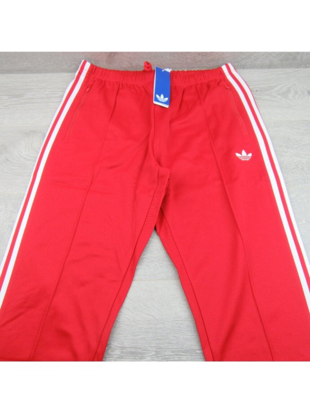 Adidas Originals Classic Track Pants Men's Size Large Scarlet Red NEW - Picture 4 of 15